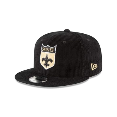New Orleans Saints Gorra | New Era NFL Corduroy 9fifty Snapback Cap Mexico - Negros